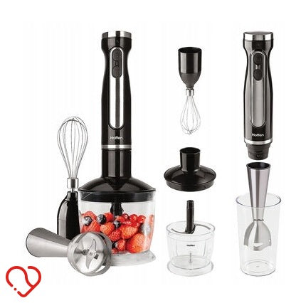 Hoffen Hand Blender 3in1 with Accessories Black 1200W HB-5110 3 Operating Modes