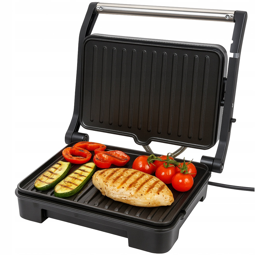 Hoffen electric grill black 1000 W panini non-stick Brand Hoffen