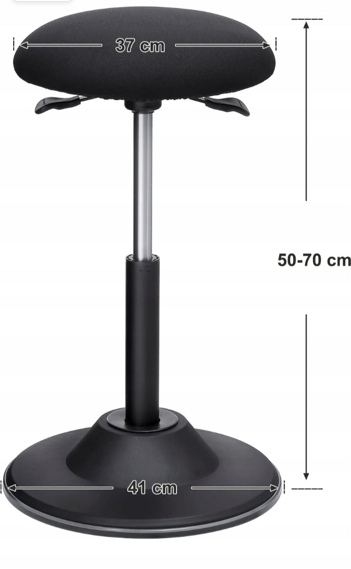 Hoker Chair Swivel Chair Stool Songmics 70 x 41 x 41 cm black Brand Songmics