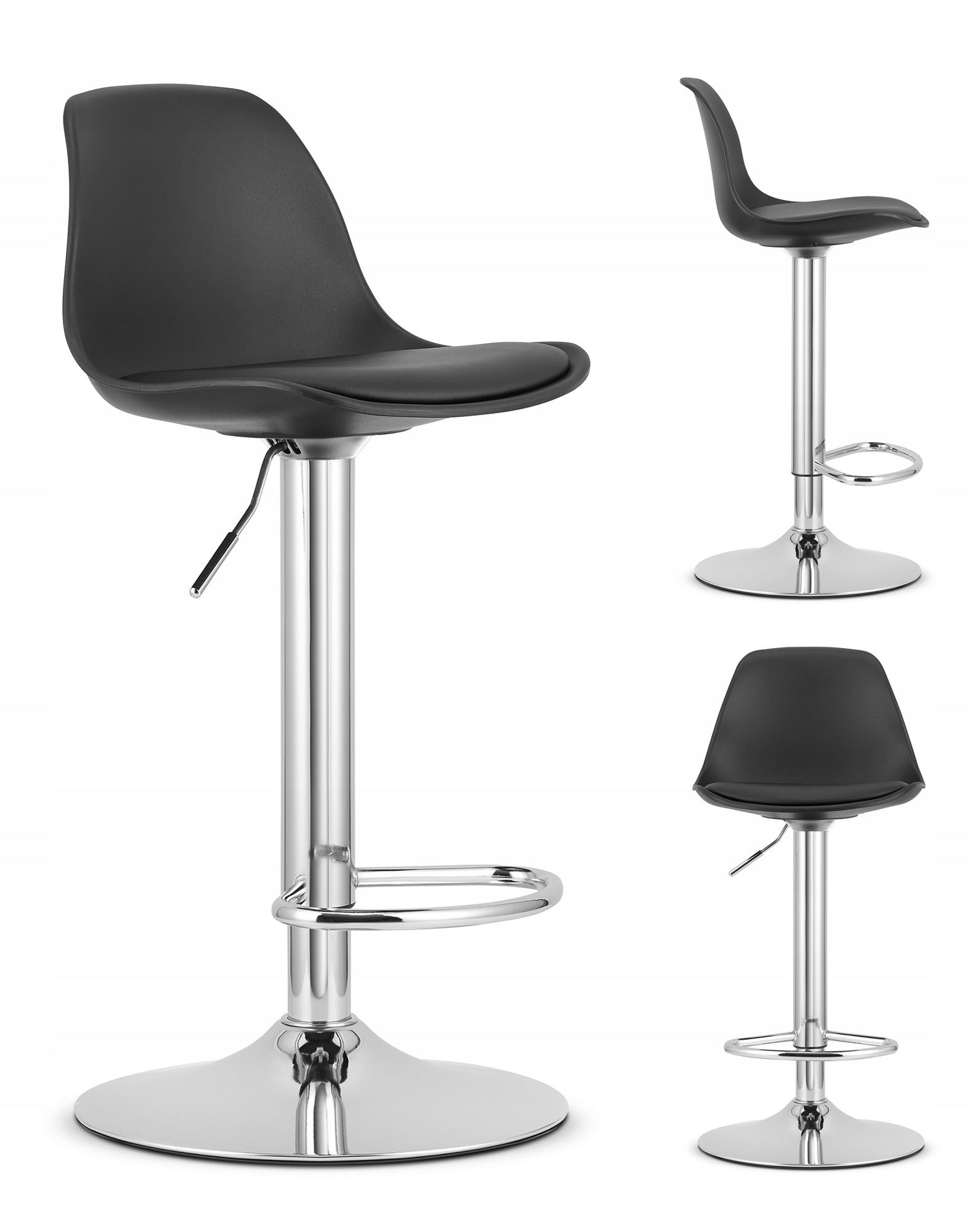Barhocker Hoga, schwarz 