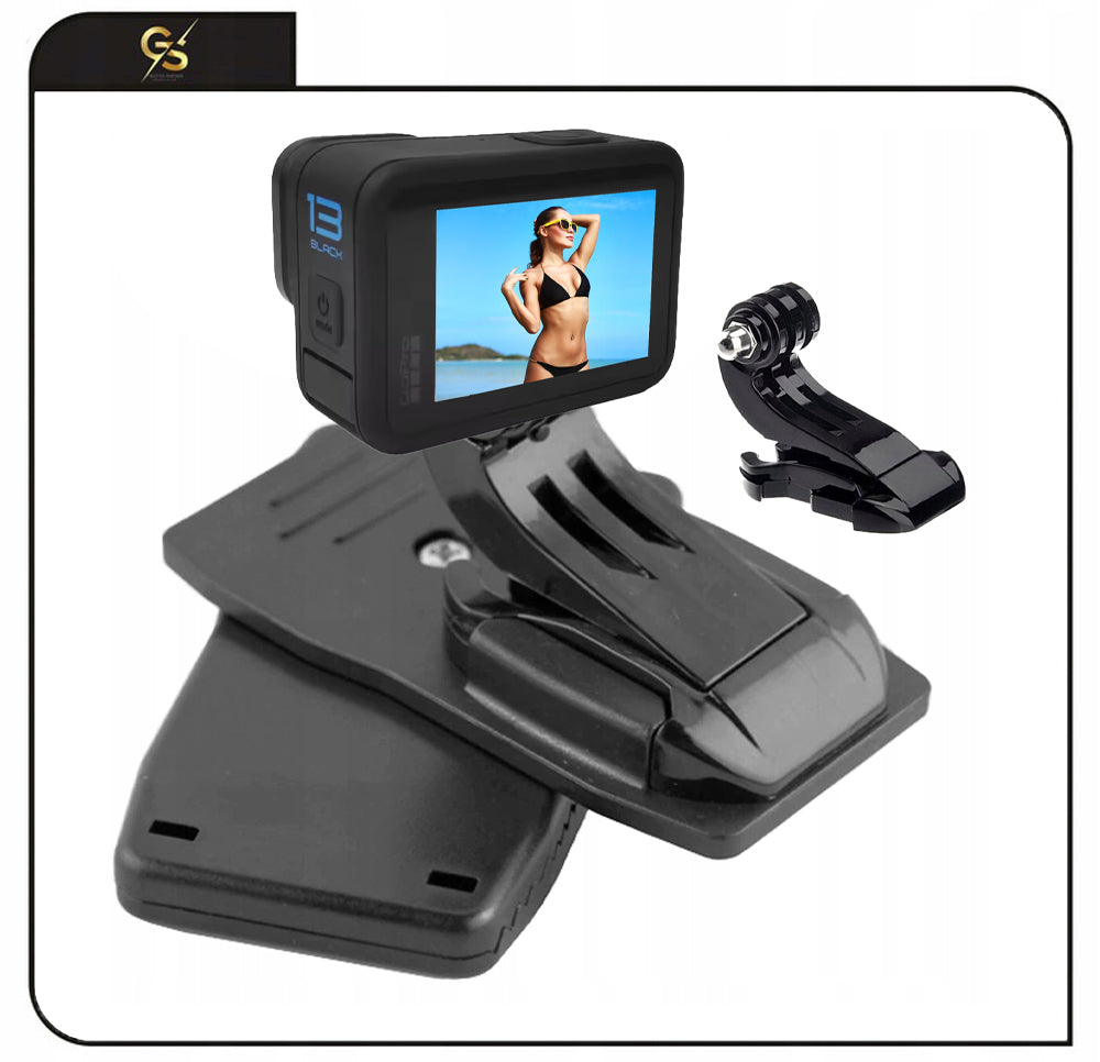 Holder Adapter Clip for Backpack GoPro DJI Sports Camera for Snowboard Skis Packaging status original