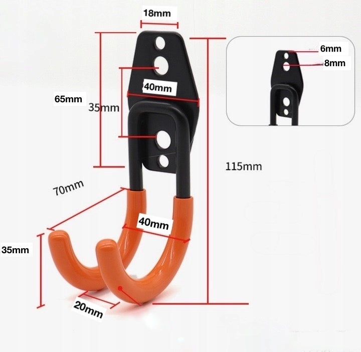 Holder Round Wall Hanger Small Universal Tools Instruments STRONG Additional features scratch-proof finish