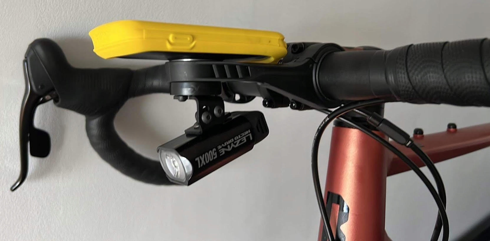 Holder for lamp LEZYNE under the counter For flashlight