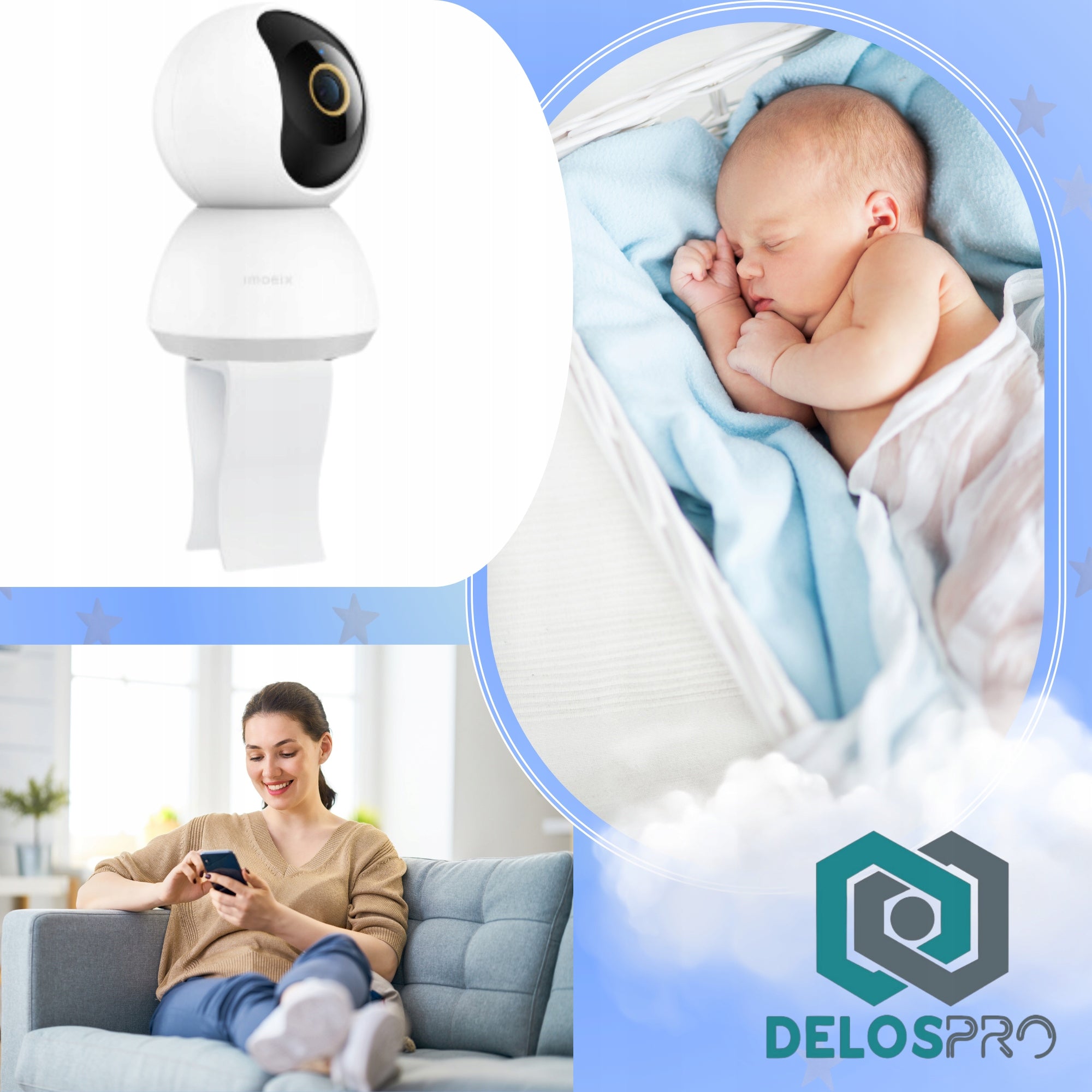 Holder, mount, stand - non-invasive for XIAOMI C200 C300 C400 15 DEGREES Manufacturer code C300_DEL