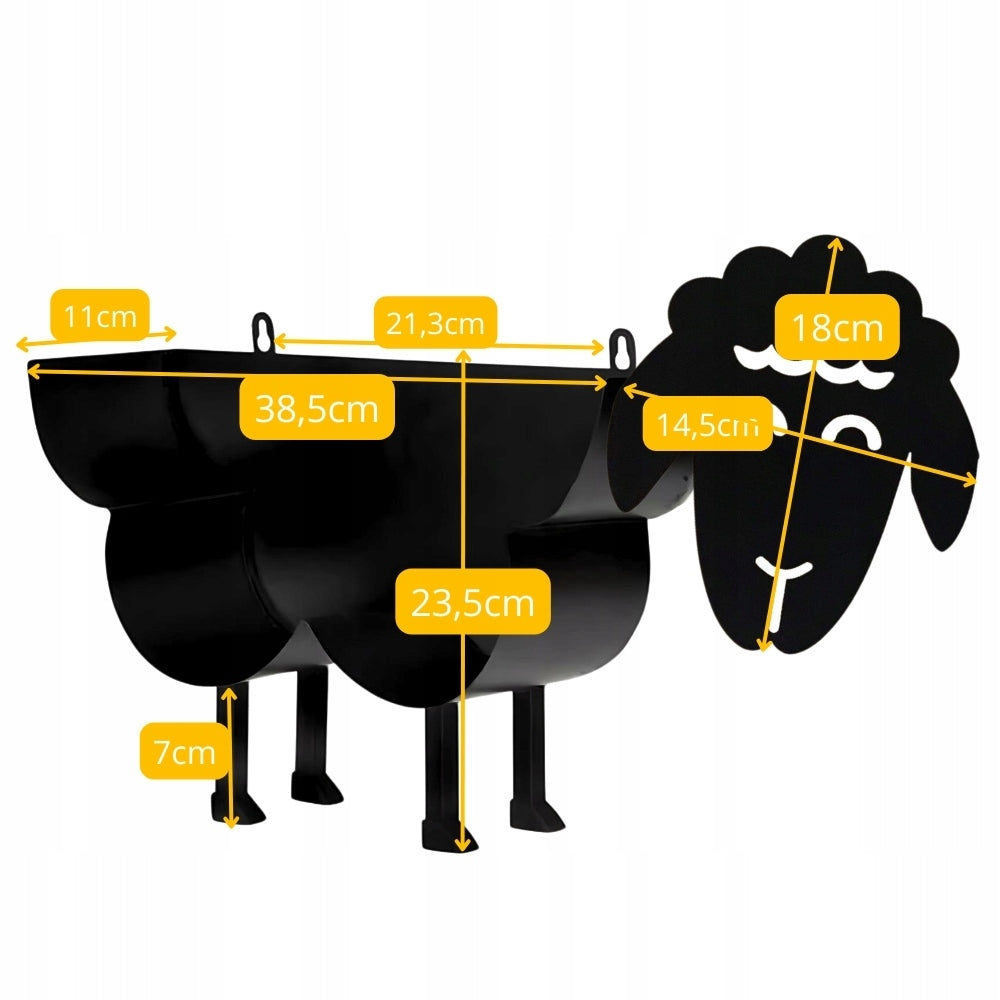 Holder rack hanger toilet paper shelf rolls sheep lamb bathroom Brand Zolta
