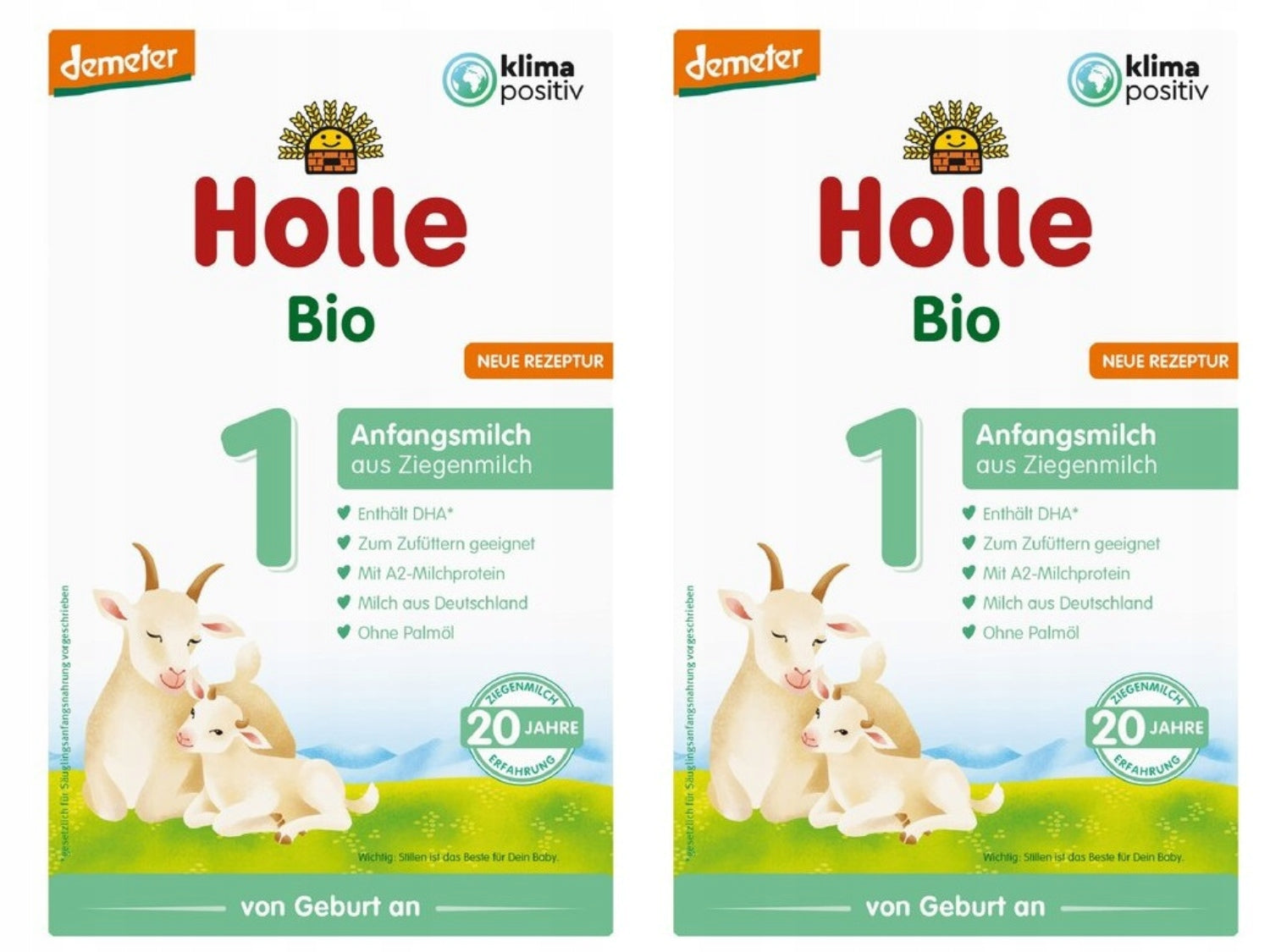 Holle BIO Initial goat milk for infants SET 2 x 400 g