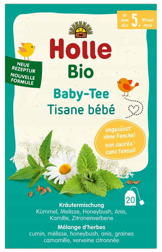 Holle tea for children and infants BIO natural WITHOUT SUGAR 20 sachets