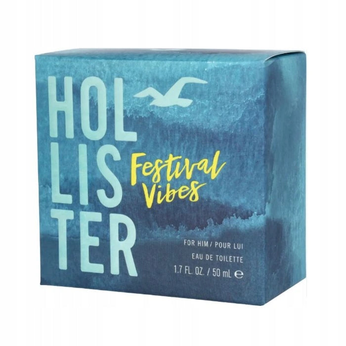 Hollister Festival Vibes toaletní voda pro muže 50 ml Product weight with unit packaging 0.28 kg