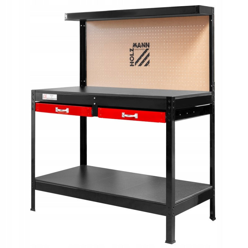 Holzmann WT06 workshop work table, table base, MDF top, 100 kg