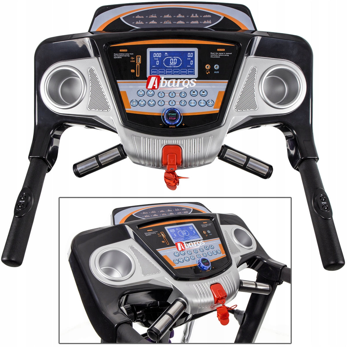 Home Electric TREADMILL 16KM 140KG MASSAGER Auto ANGLE 15% Model BZ-45. M