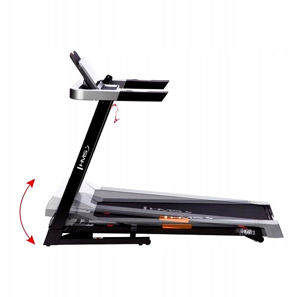 Home Electric Treadmill Folding HMS up to 16km/h Training Shock Absorption Additional features Bluetooth speakers safety key place for water bottle place for mobile phone/tablet foldable tilt angle adjustment