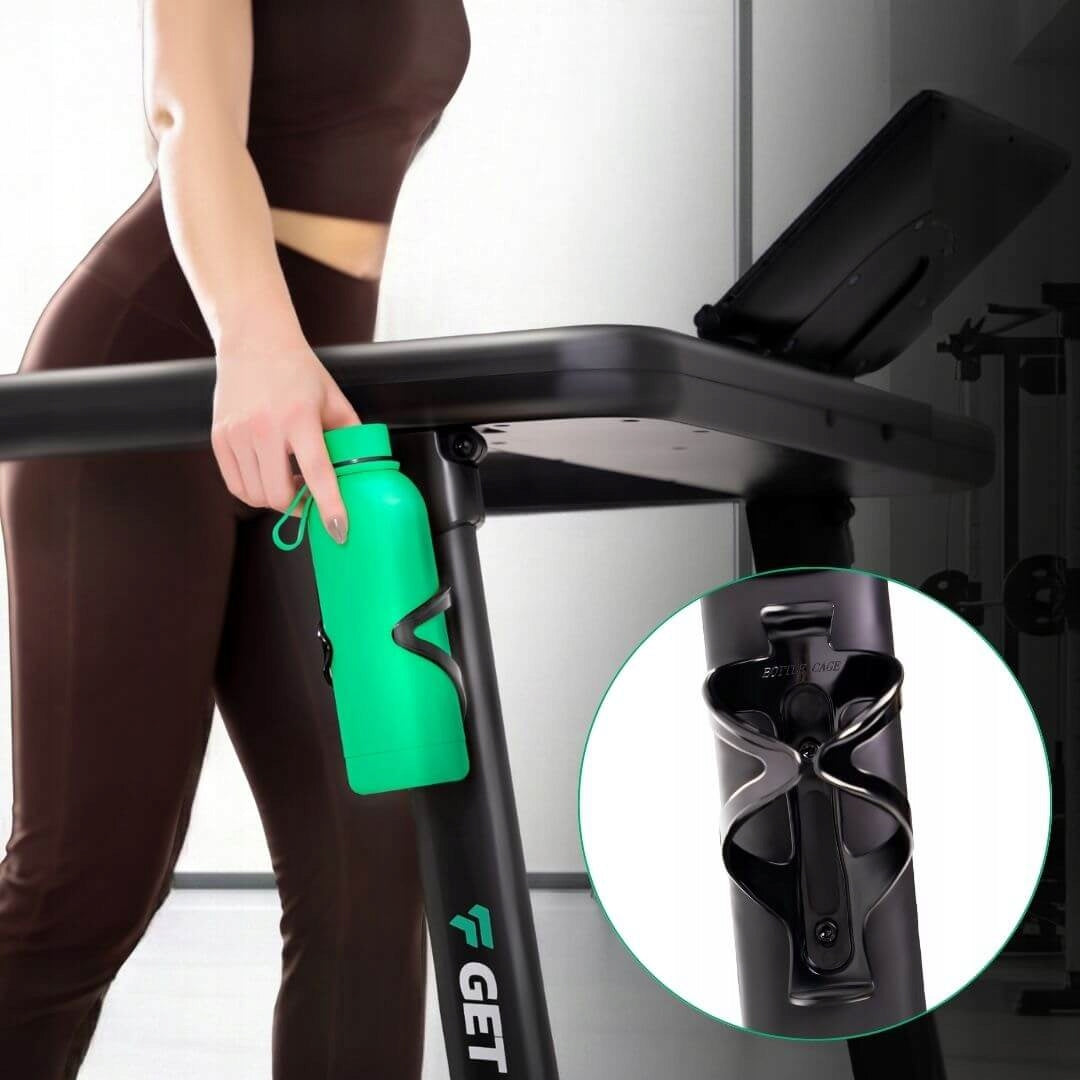 Home Electric Treadmill Folding Under Bed 14 km Vending Machine Slope 25° Measurements training duration distance speed pulse burned calories