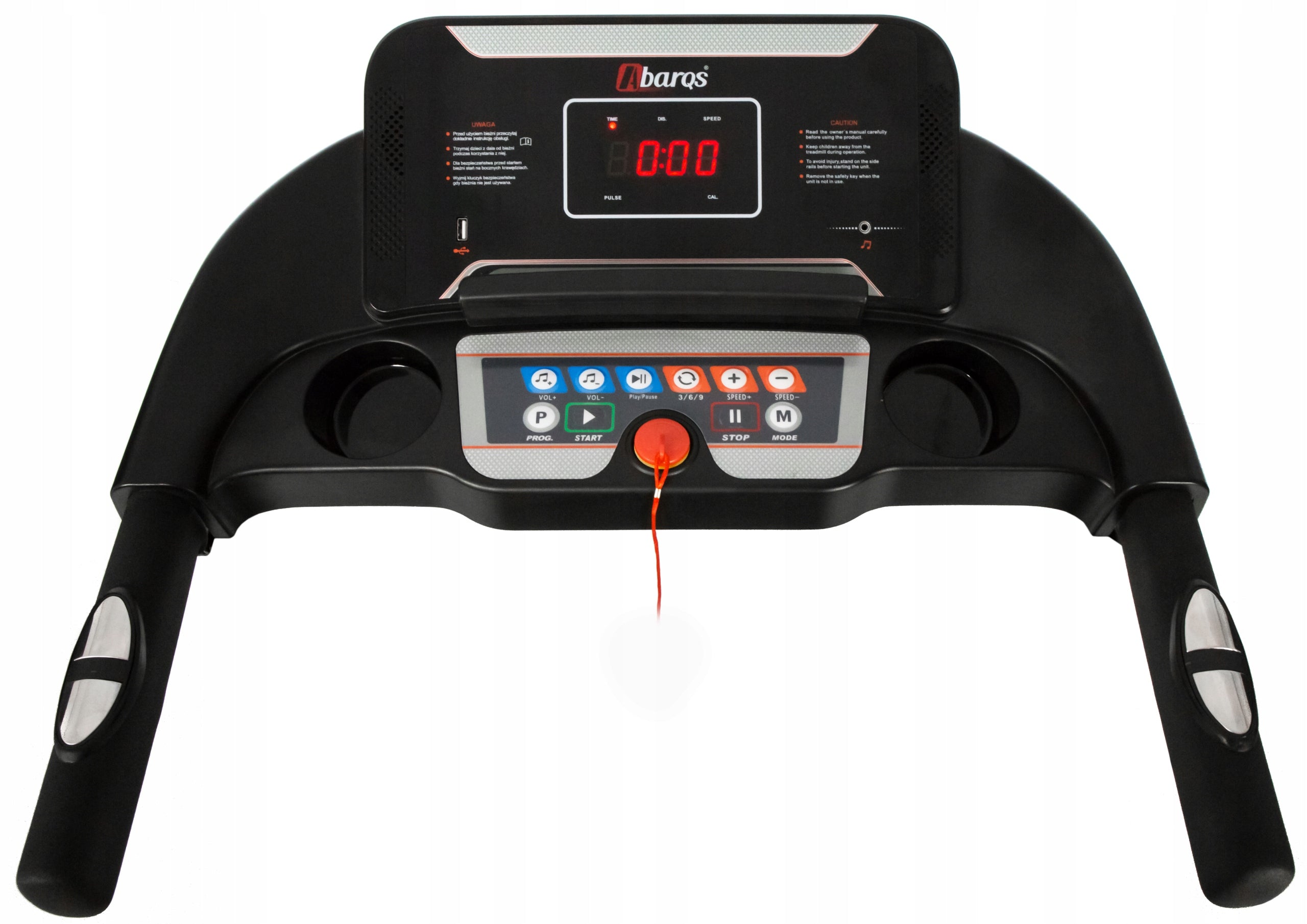 Home Electric Treadmill Training 110kg 12km/h reg. angle AbarQs Model BZ-402