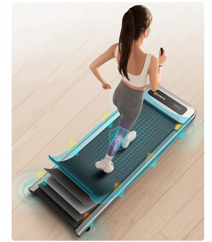 Home Electric Treadmill Urevo U1 Pro Walkingpad for Office 120 kg Additional features safety key touch sensors display
