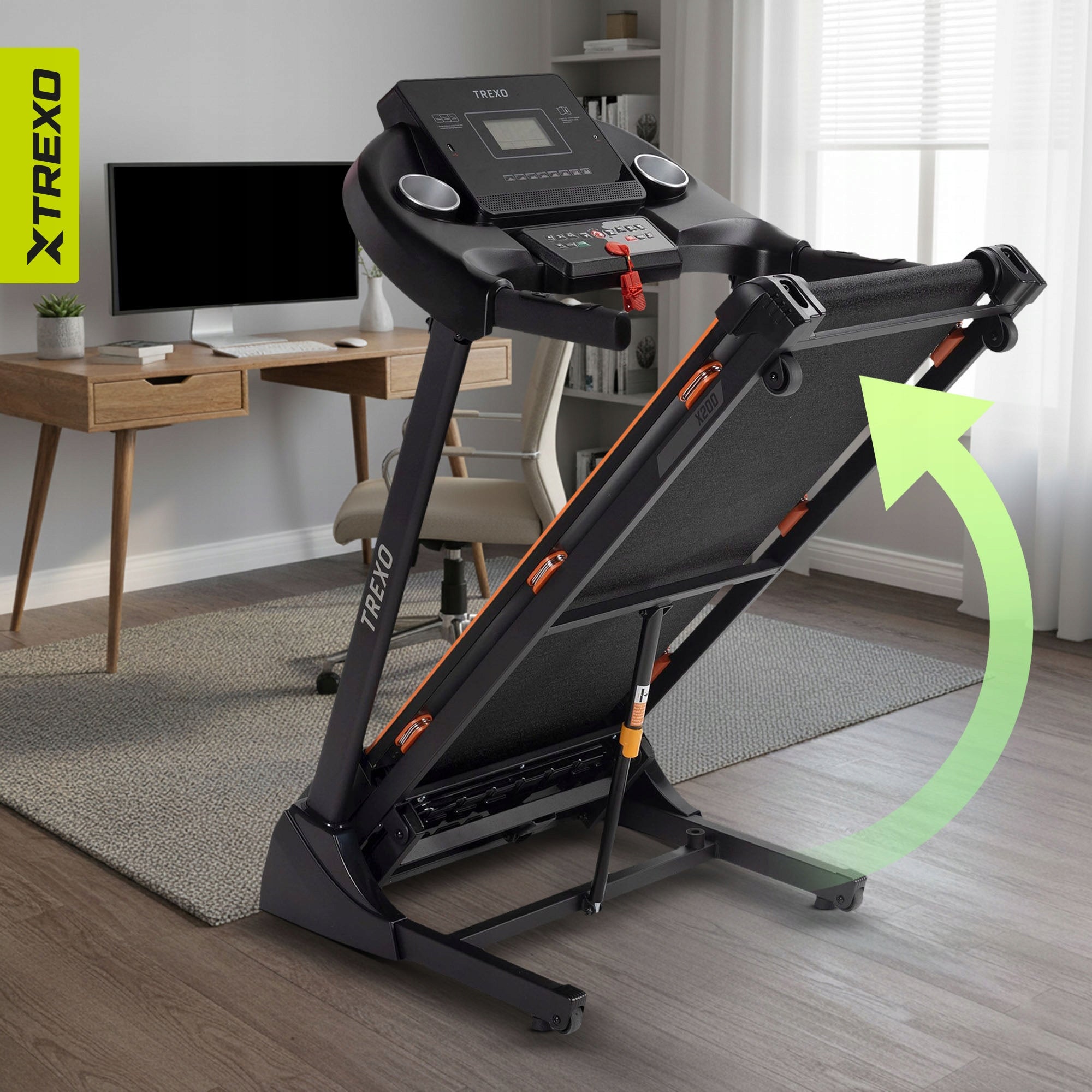 Home Electric Treadmill XTREXO X200 Folding Tilt Adjustment 14,8km Brand Xtrexo