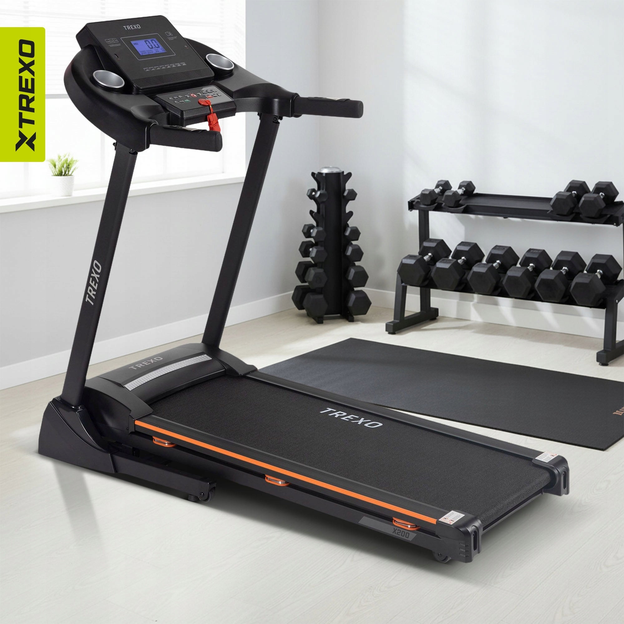 Home Electric Treadmill XTREXO X200 Folding Tilt Adjustment 14,8km Model X200