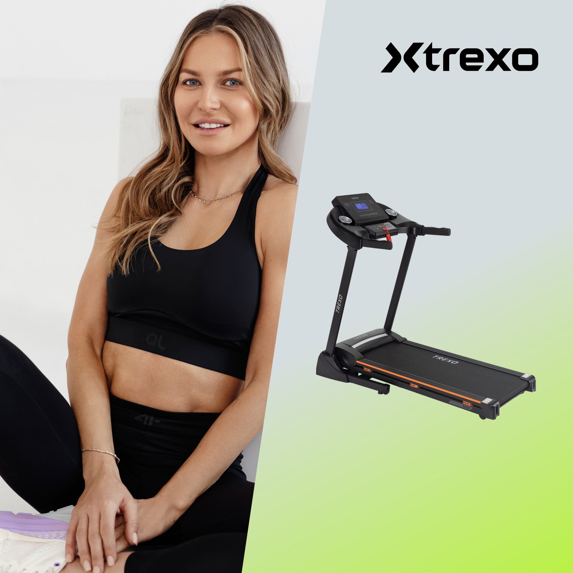 Home Electric Treadmill XTREXO X200 Folding Tilt Adjustment 14,8km Packaging status original