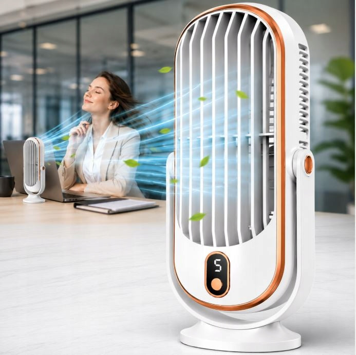 Home Fan Powerful Quiet 5 Levels Vent Adjustable USB Premium . Packaging status original