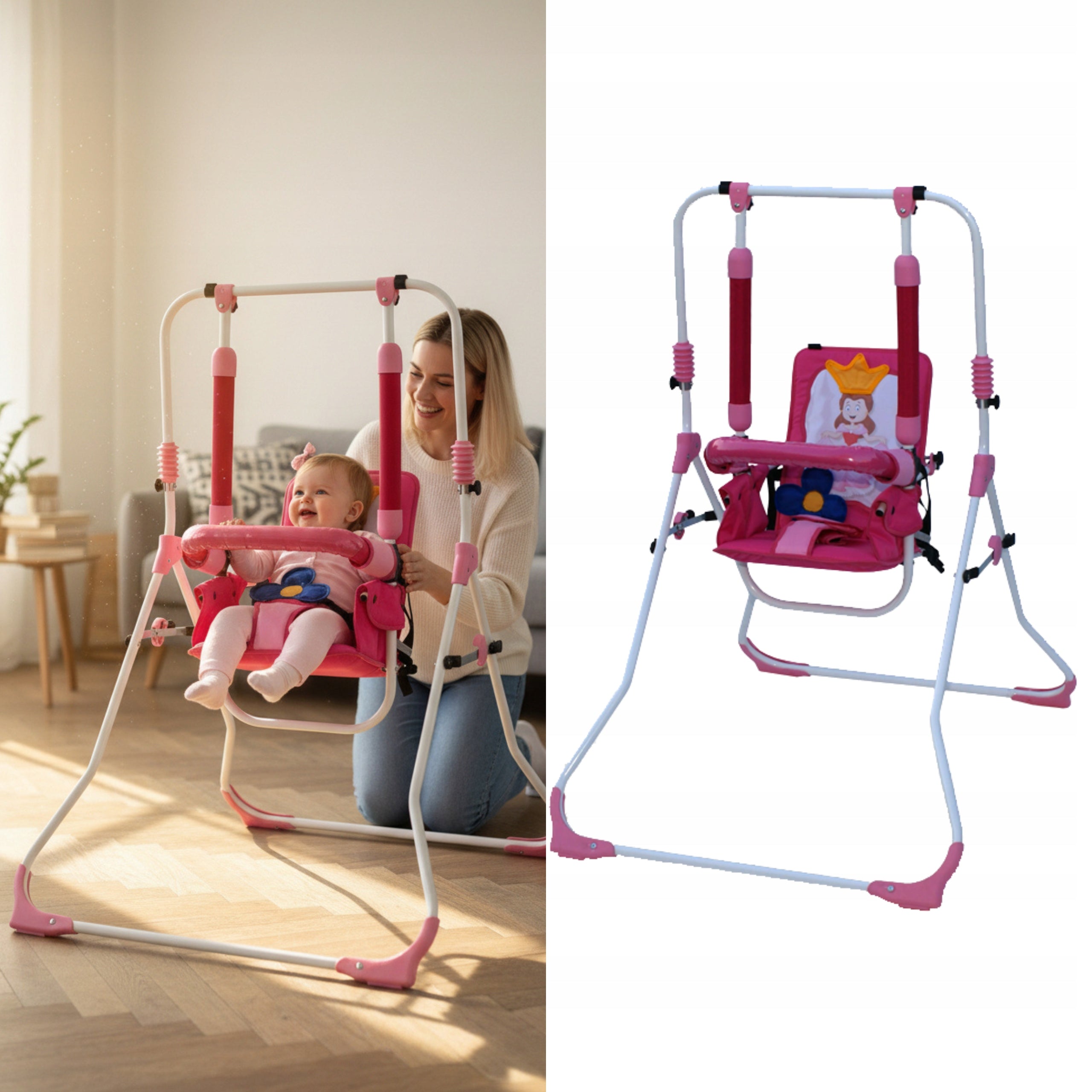Home Garden Swing for Kids Freestanding for Home Stable 3in1