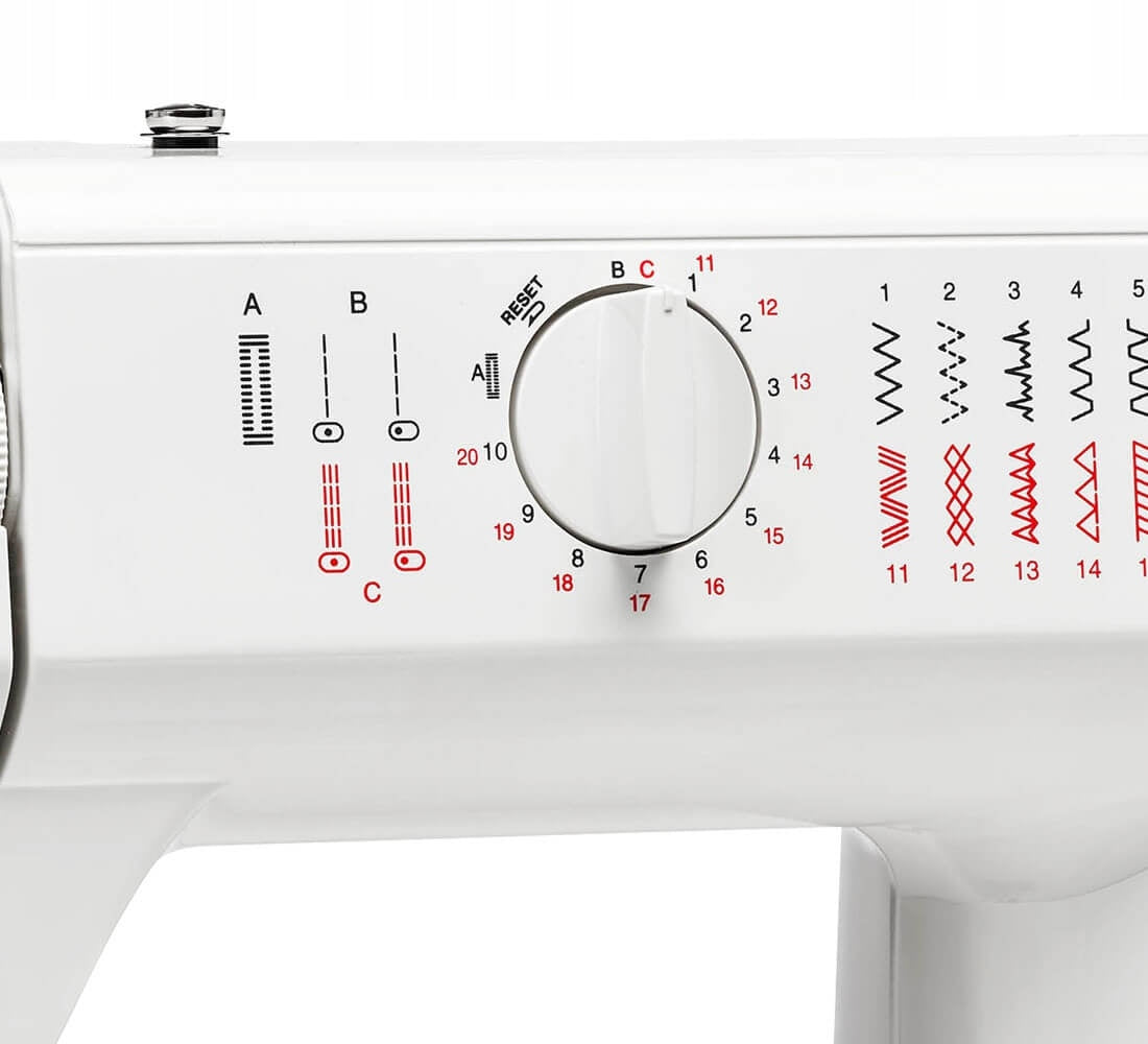 Home Mechanical Sewing Machine Elna eXplore 240 S Dominant color white