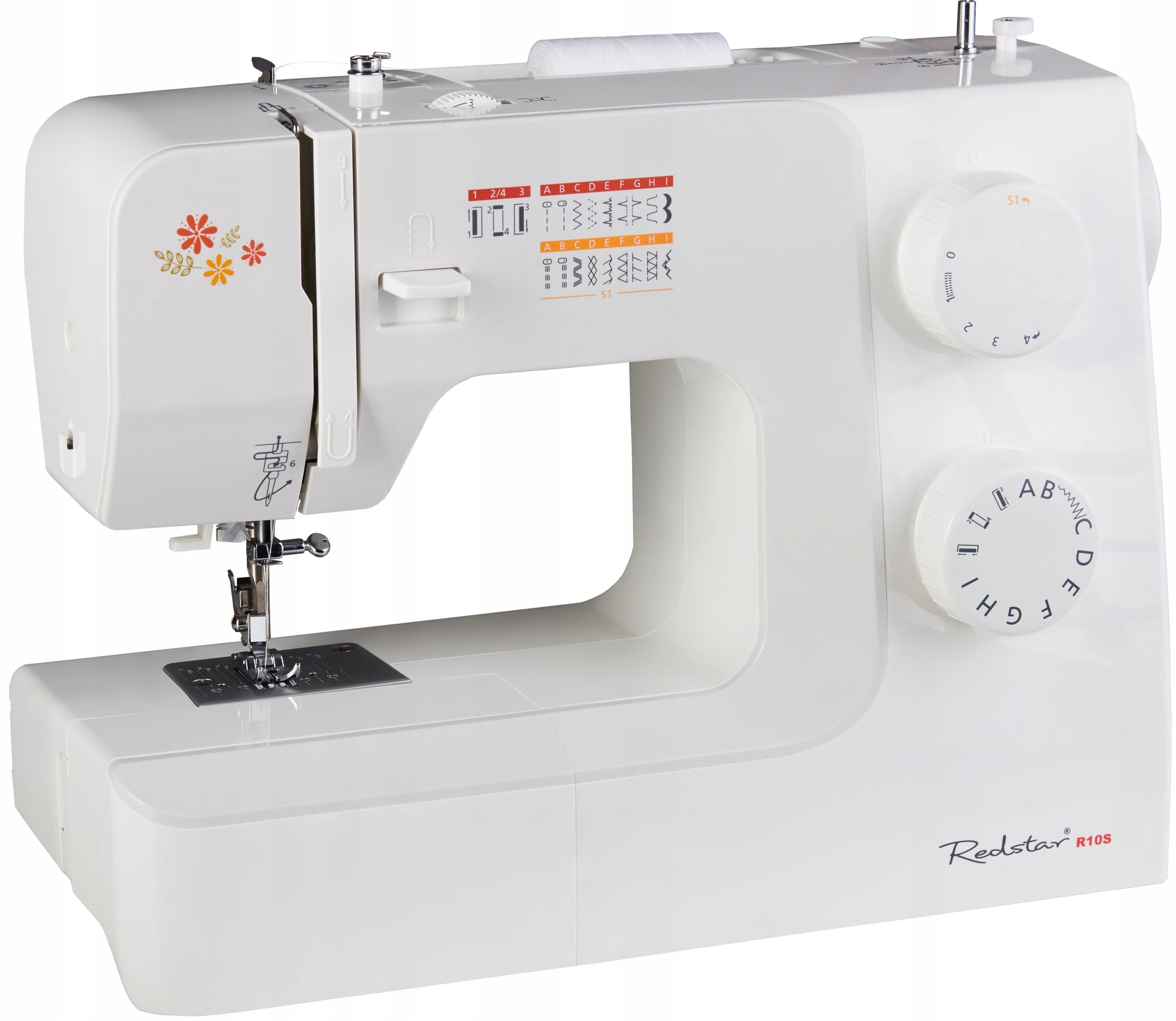 Home Mechanical Sewing Machine Strong Straight Redstar R10S 19 Stitches Manufacturer code R10S