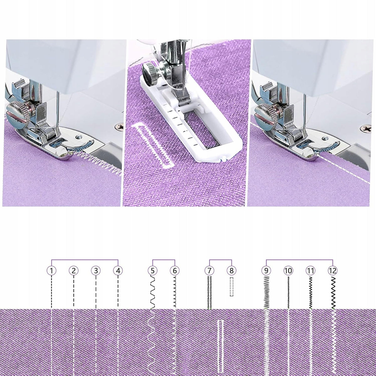 Home Mini Sewing Machine 12 Stitches with Pedal Tailor Set Freebie Brand no brand