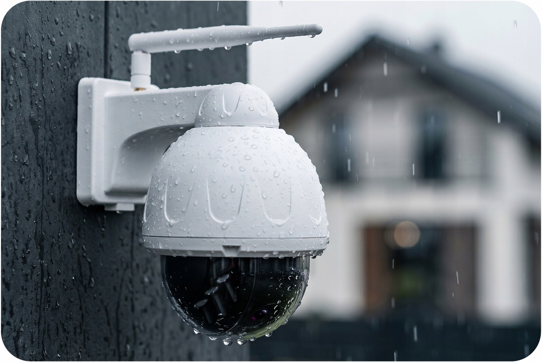 Home Monitoring Kit WiFi 4 CAMERAS Rotary 5MPx AUDIO PEOPLE DETECTION Manufacturer code 4xIKPW540V1-IR9S18MPL