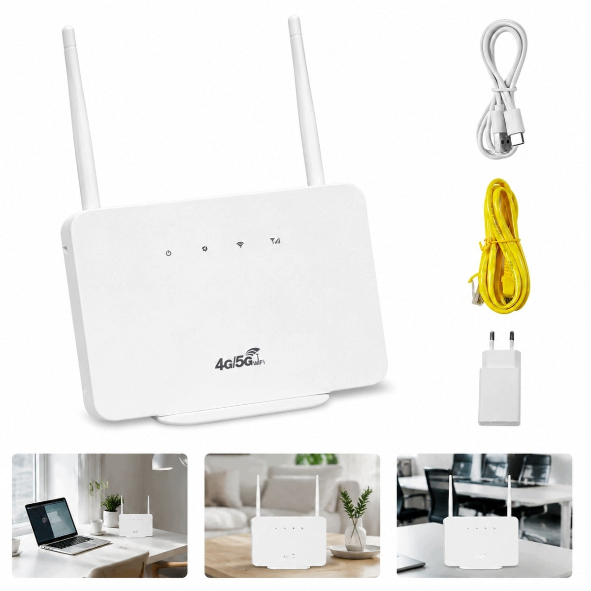 Home Office SIM Router WiFi 4G LTE 300Mbps