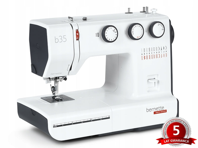 Home Sewing Machine Bernette B35 Solid Stitches 23 Threader Cover Manufacturer code B35