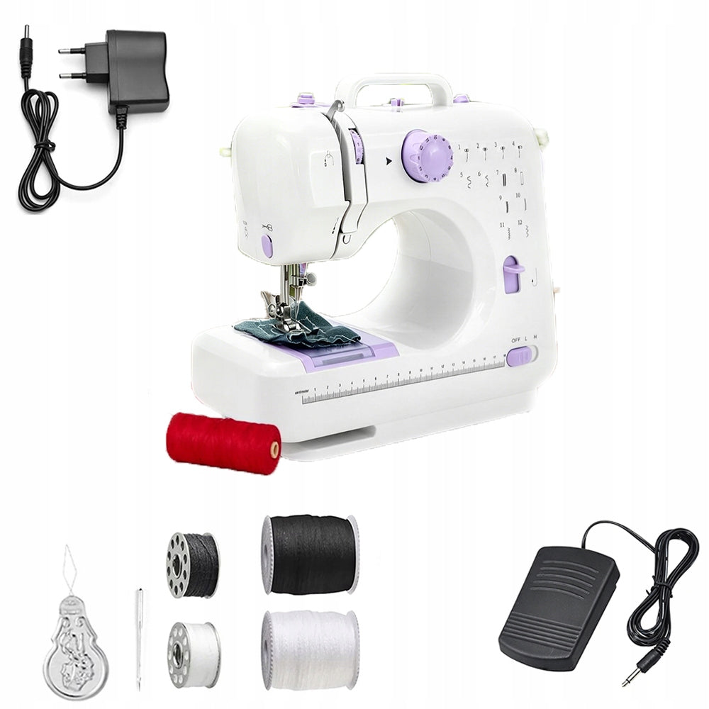 Home Sewing Machine Mechanical Easy Mini 12 STITCHES ACCESSORIES