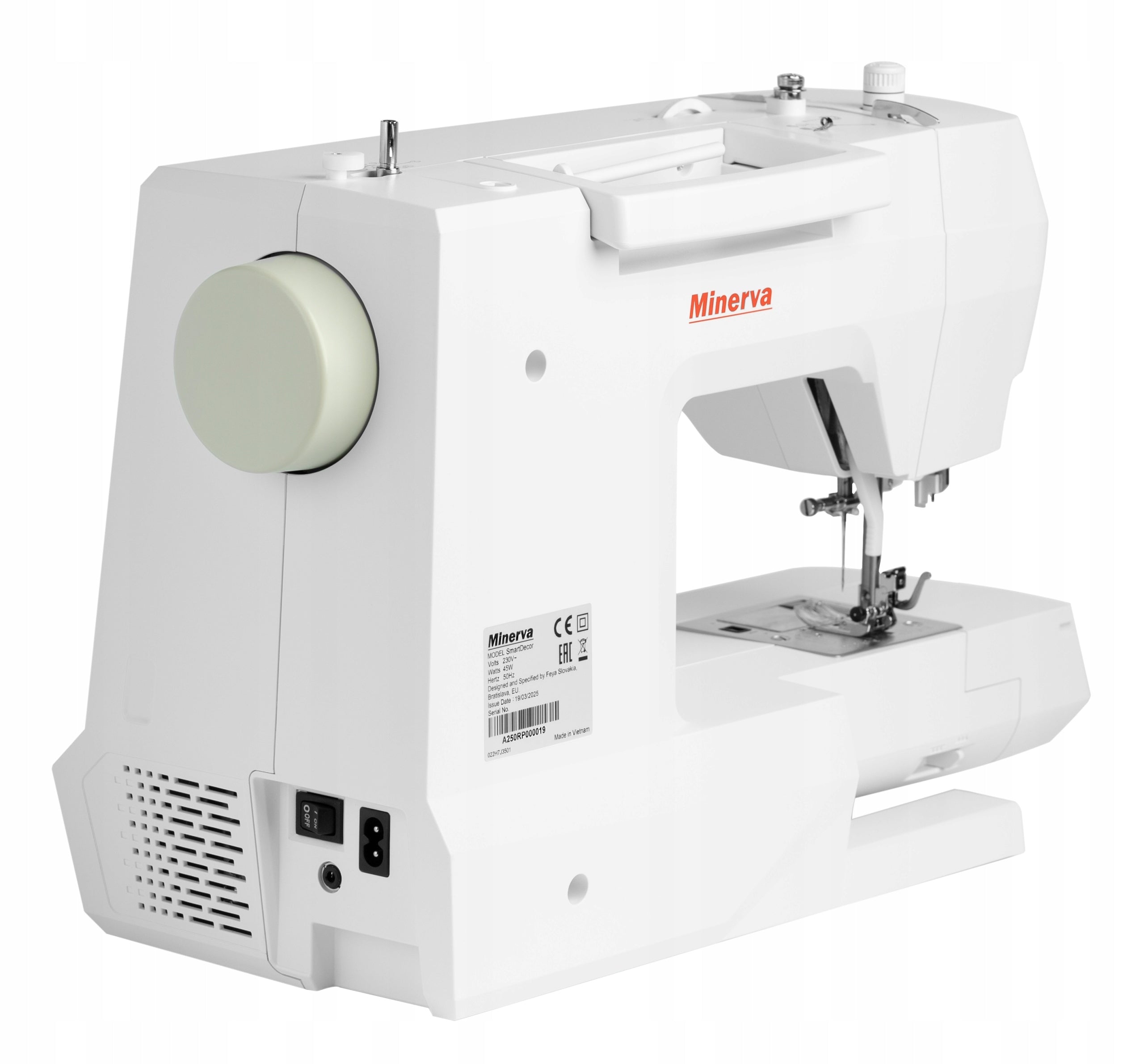 Home Sewing Machine Professional Strong Minerva SmartDecor Number of stitches 199