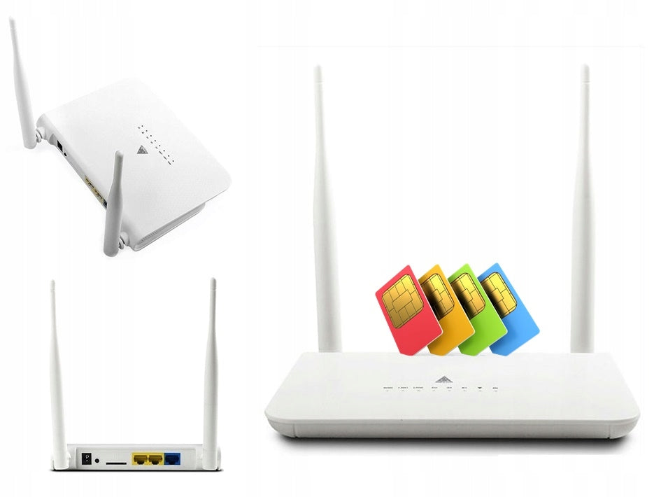 Home Stationary 3G 4G LTE router with a SIM card
