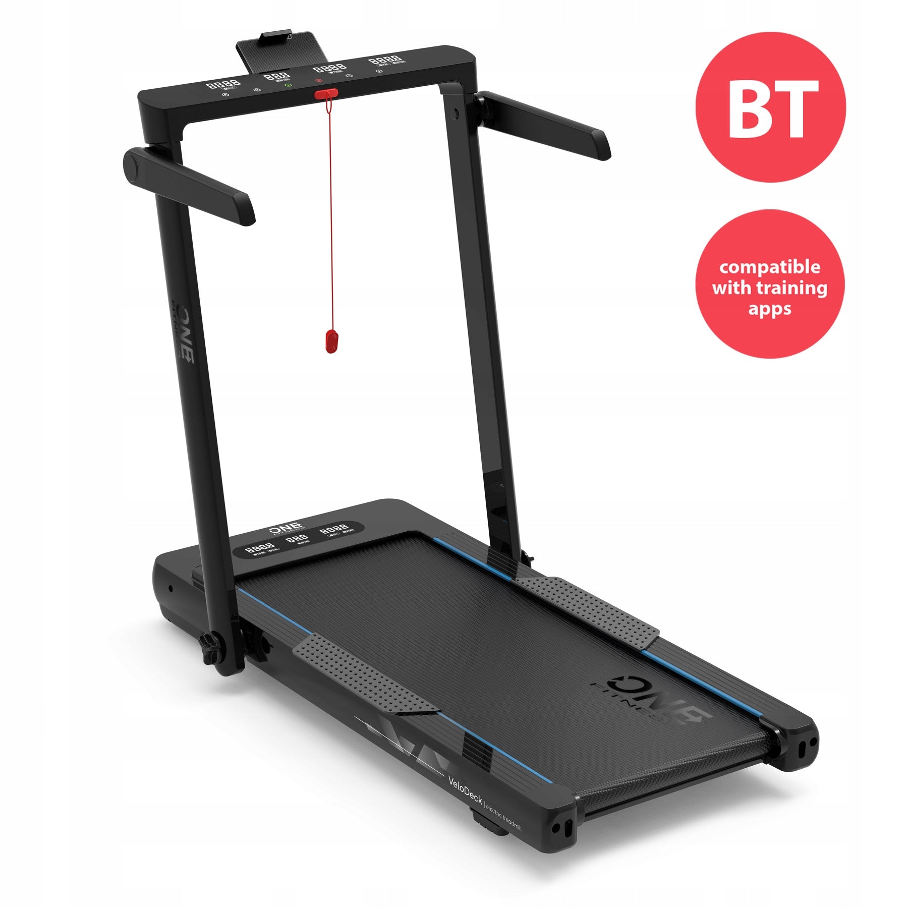 Home Treadmill 14km/h Electric One Fitness BE9242 Foldable Shock Absorption