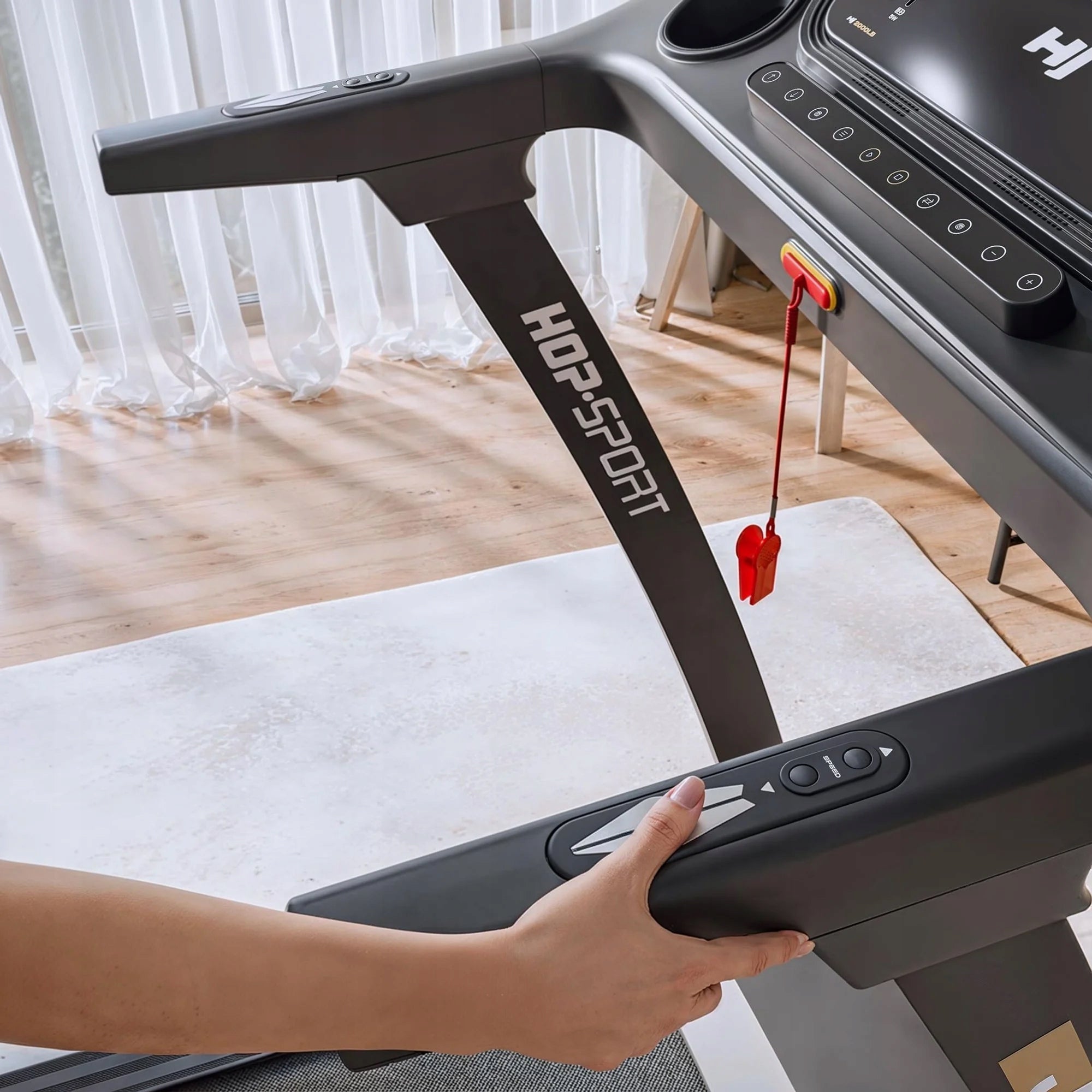 Home Treadmill Electric Belt Adjustment Folding Kinomap Fitshow Zwift Kind electric