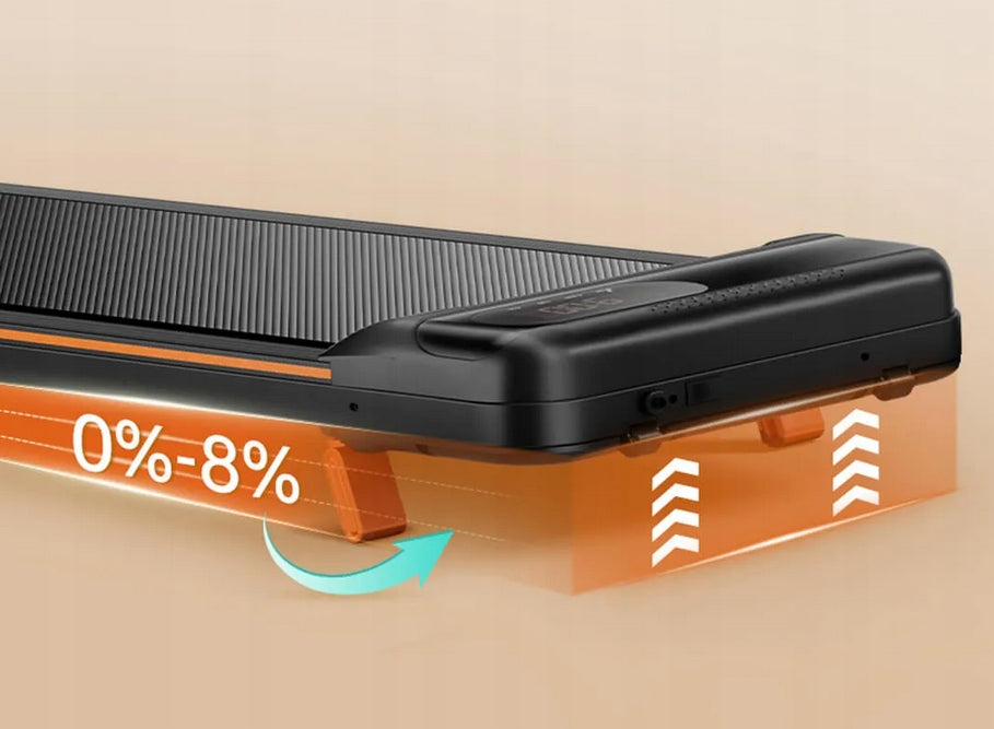 Home Treadmill Electric Training Under Bed 100kg 1-10km/h Measurements training duration distance speed burned calories