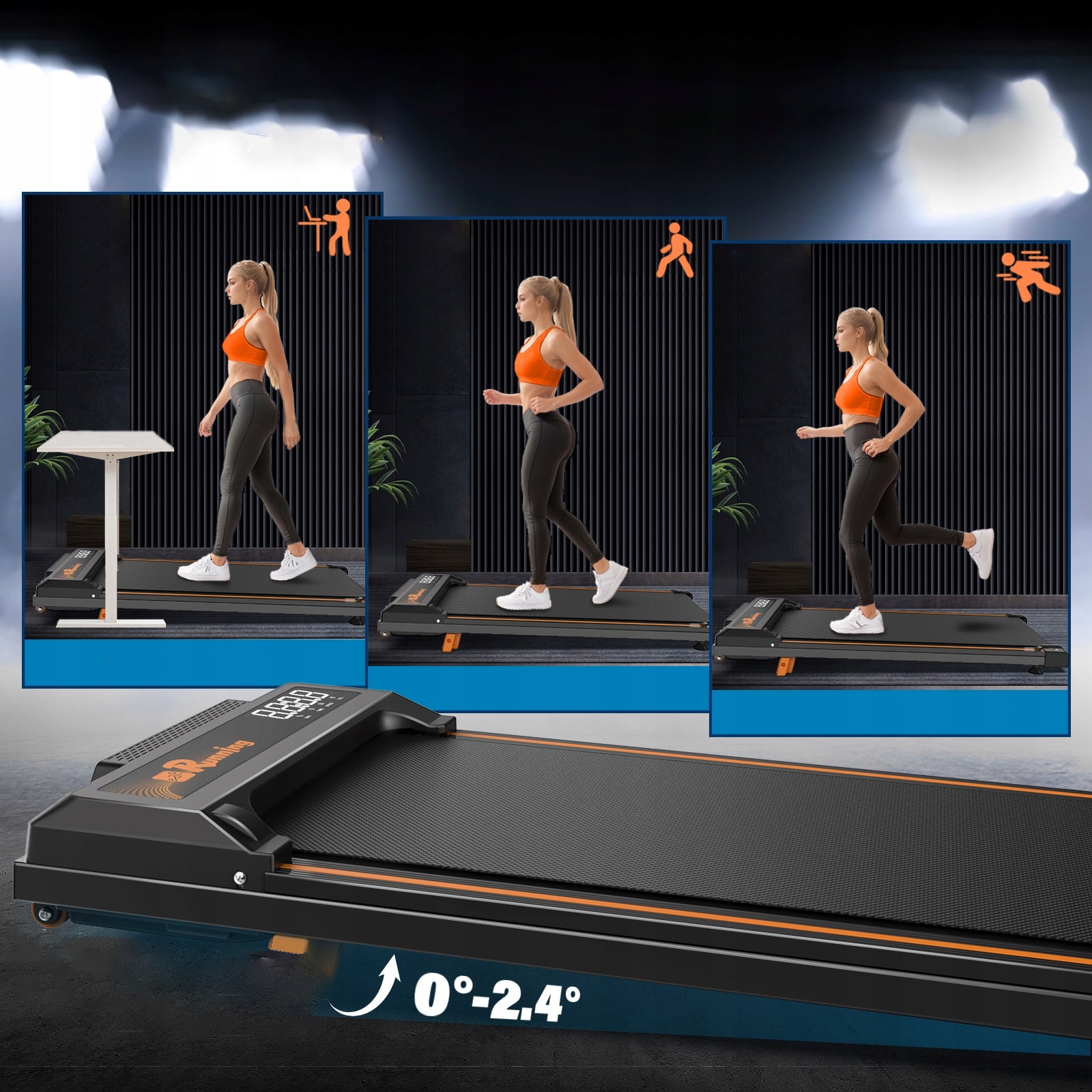 Home Walking Mat Electric Treadmill – Mini Compact Treadmill W726P312771 Maximum user weight 120 kg