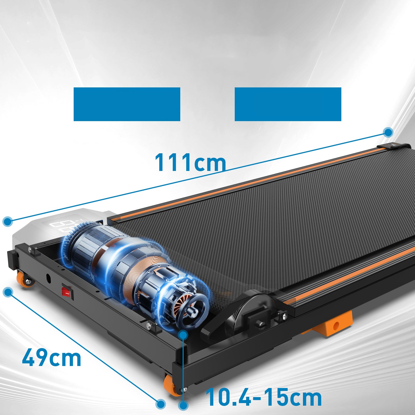 Home Walking Mat Electric Treadmill – Mini Compact Treadmill W726P312771 Measurements training duration distance speed burned calories