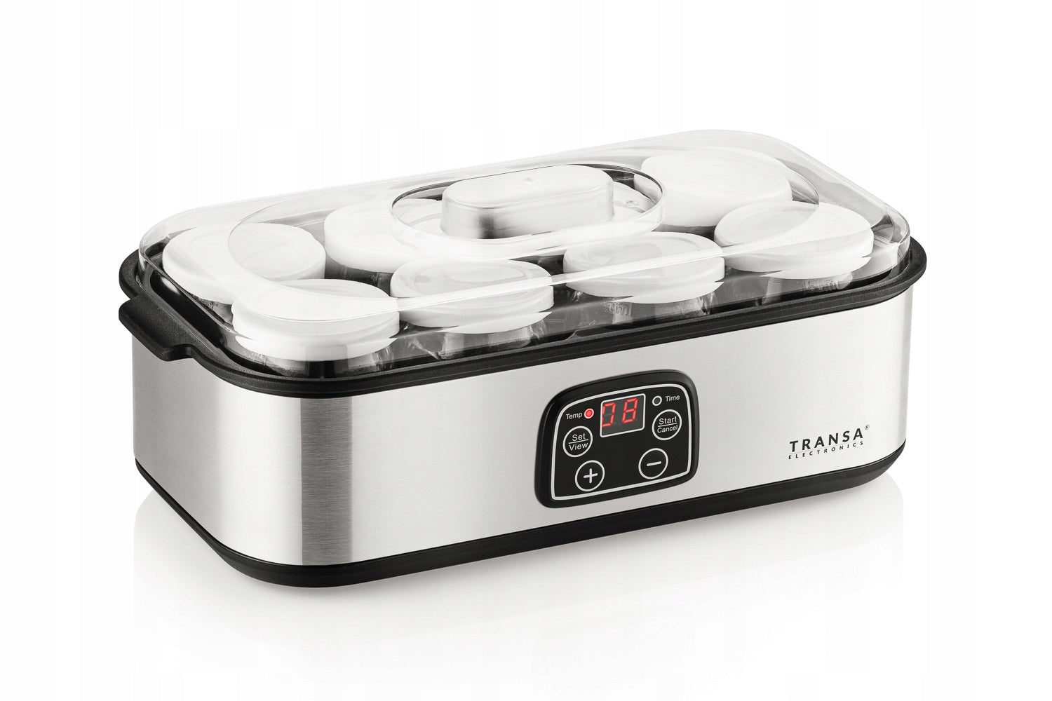 Home Yoghurt 1,4L 8 Jars TIMER TEMPERATURE CONTROL 30W Brand Transa Electronics