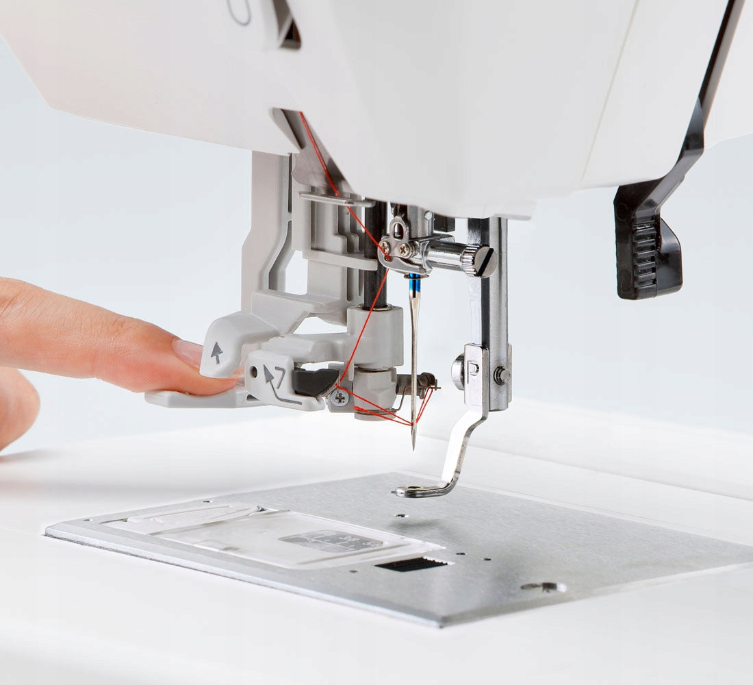 Home computer embroidery machine Janome MC100E free frame + freebies Dominant color white