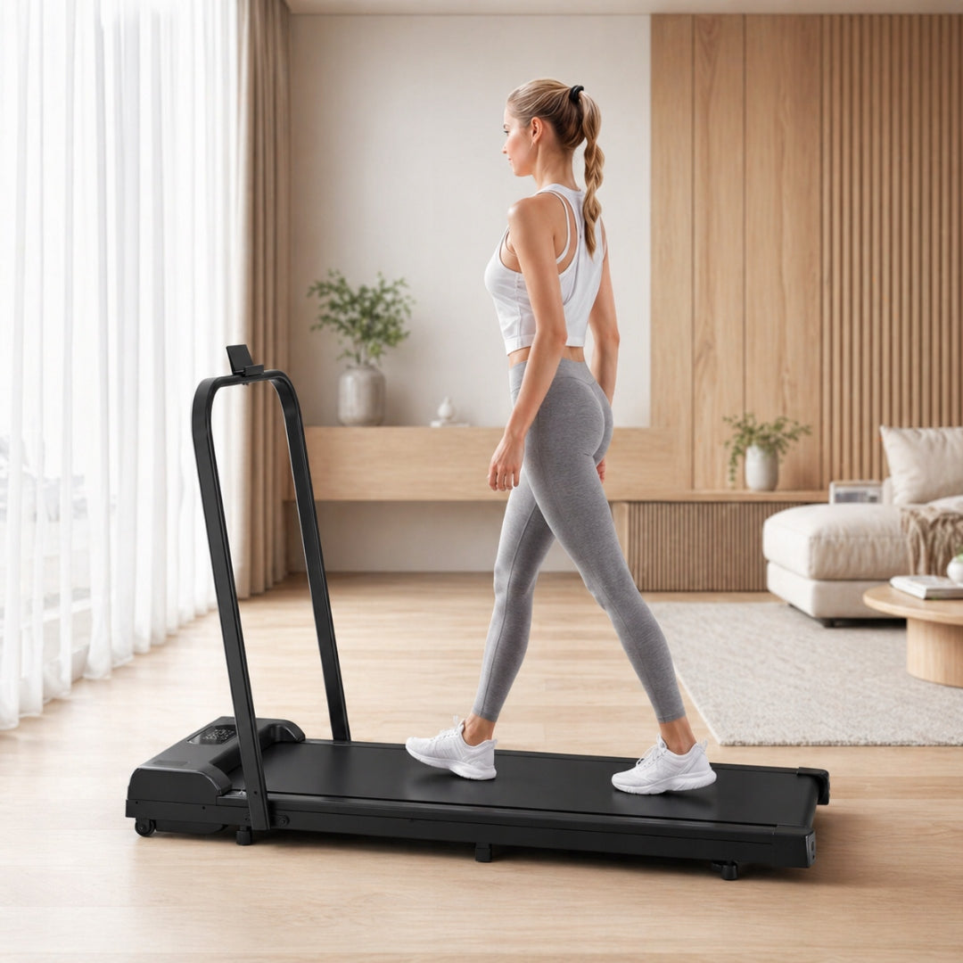 Home electric treadmill 1-10 km/h under bed stand LARGE DISPLAY Brand Sevico