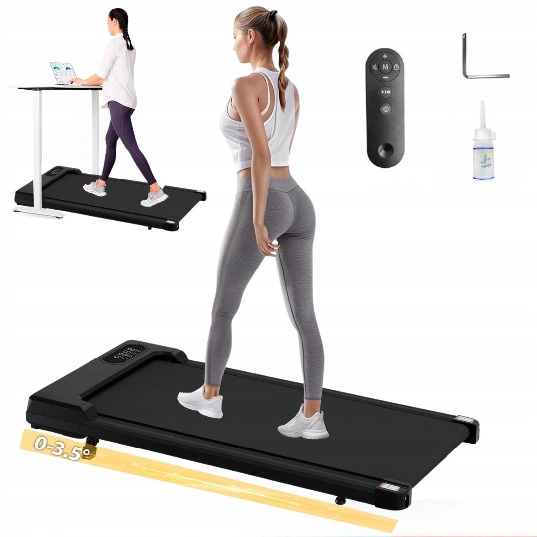 Home electric treadmill 1-8 km/h under the bed LARGE DISPLAY