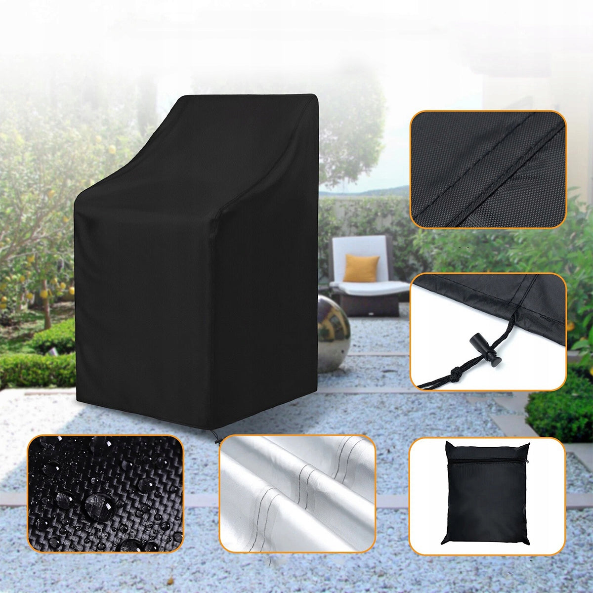 Home garden chair cover for chairs cover 68x69x110/150cm Packaging status original