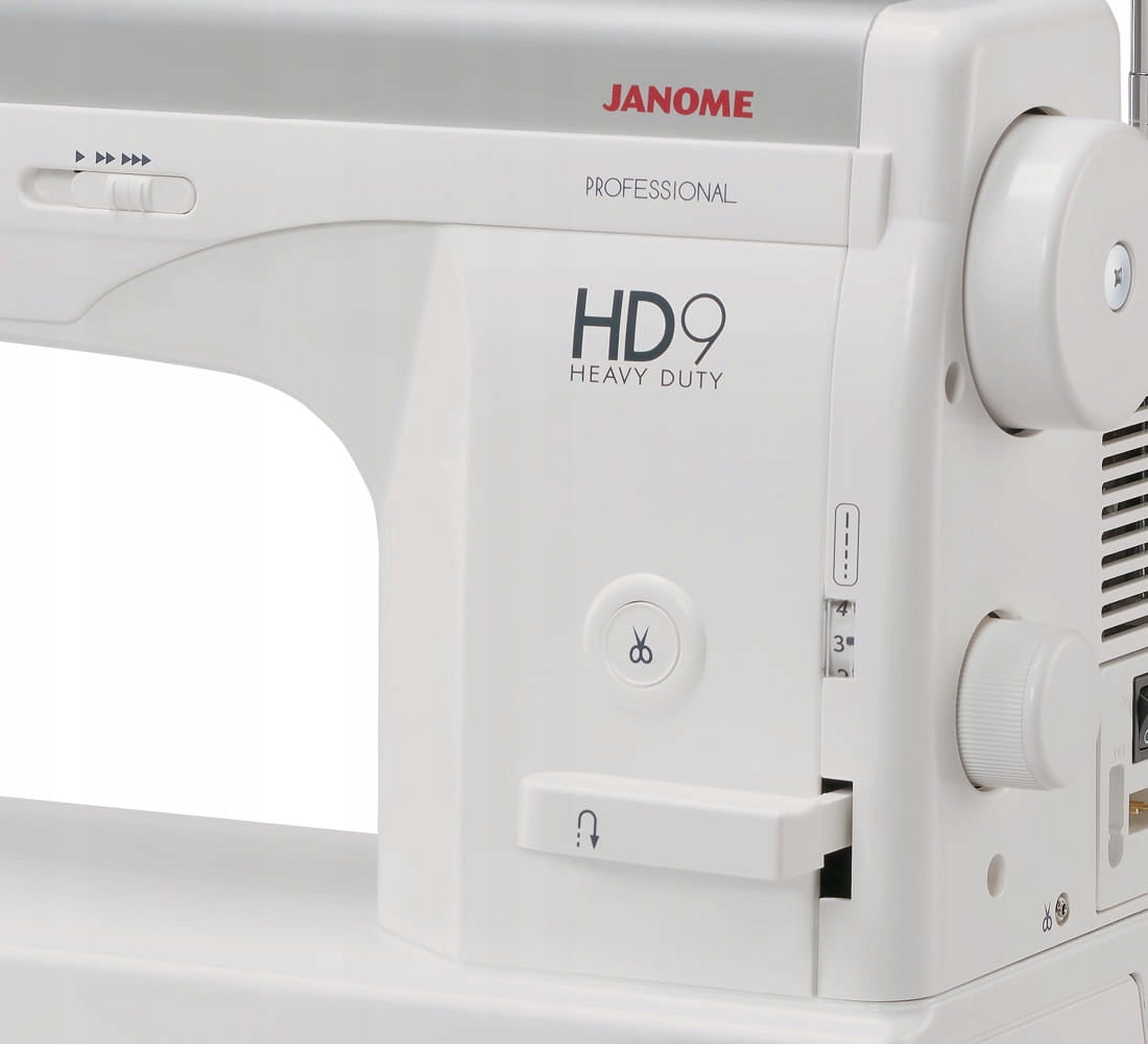 Home sewing machine lockstitch machine JANOME HD9 Heavy Duty strong Dominant color white