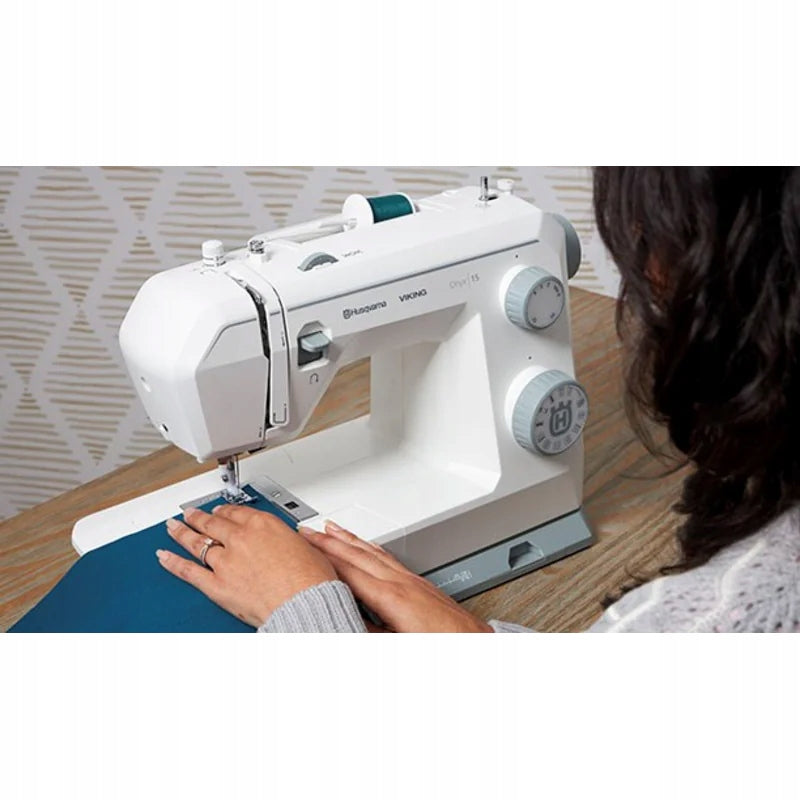 Home sewing machine mechanical strong Husqvarna Onyx 15 23 stitches Brand Husqvarna
