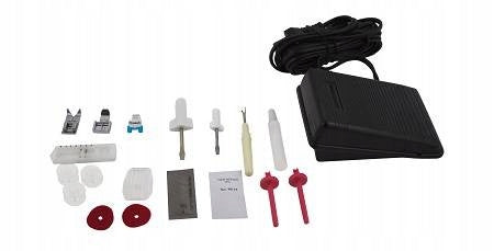Home sewing machine mechanical strong Łucznik Mia 38 stitches overlock Types of stitches elastic invisible overlock straight zigzag