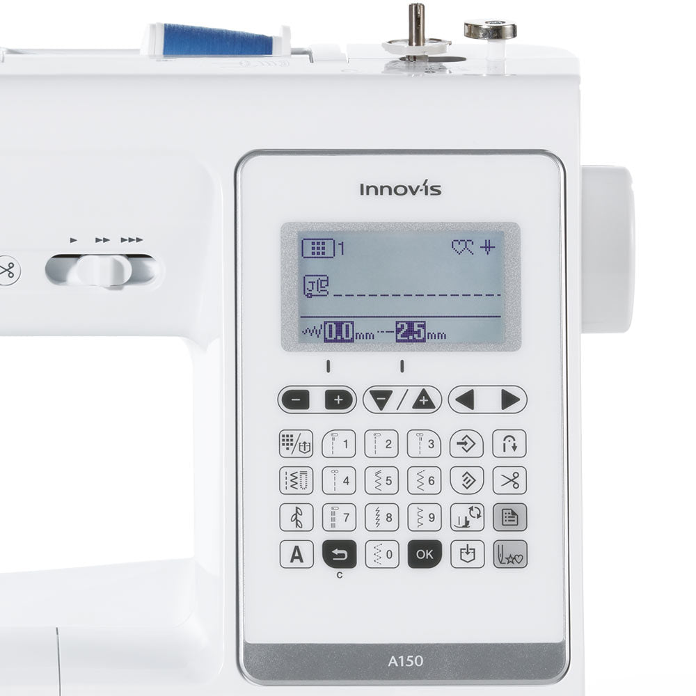 Home sewing machine strong computer 150 stitches Brother A150 Dominant color white