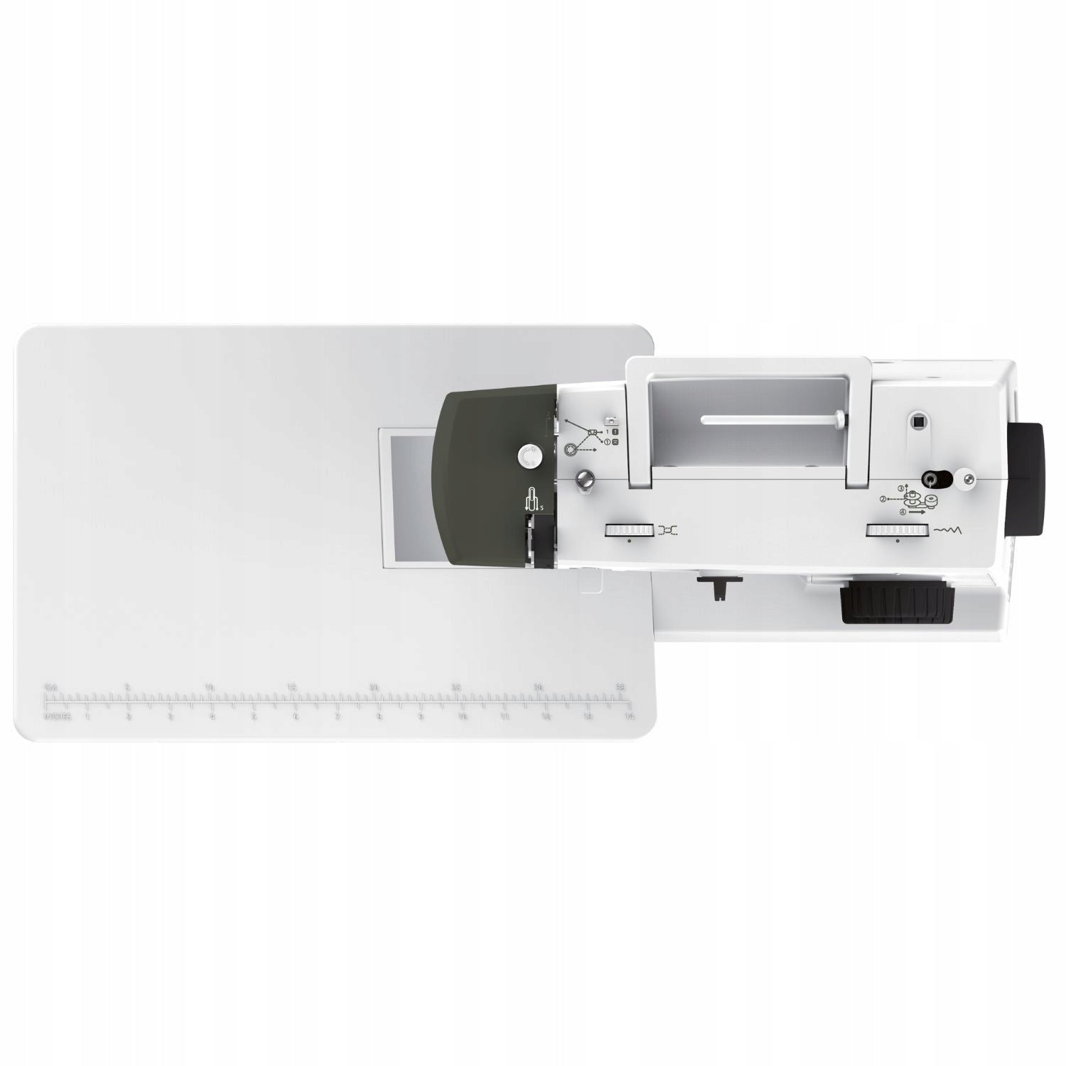 Home sewing machine strong metal body Łucznik Master Craft 100.100 Hook rotating