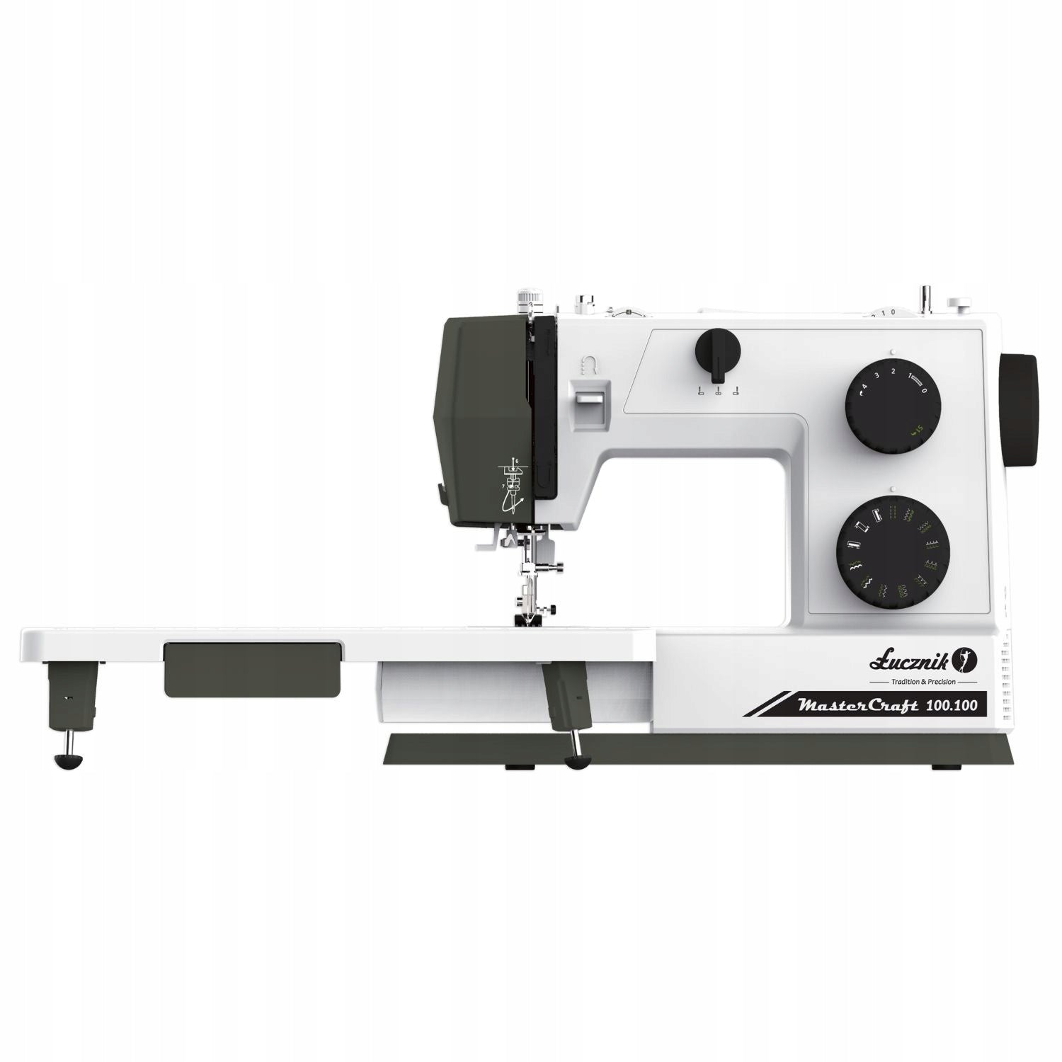 Home sewing machine strong metal body Łucznik Master Craft 100.100 Number of stitches 24
