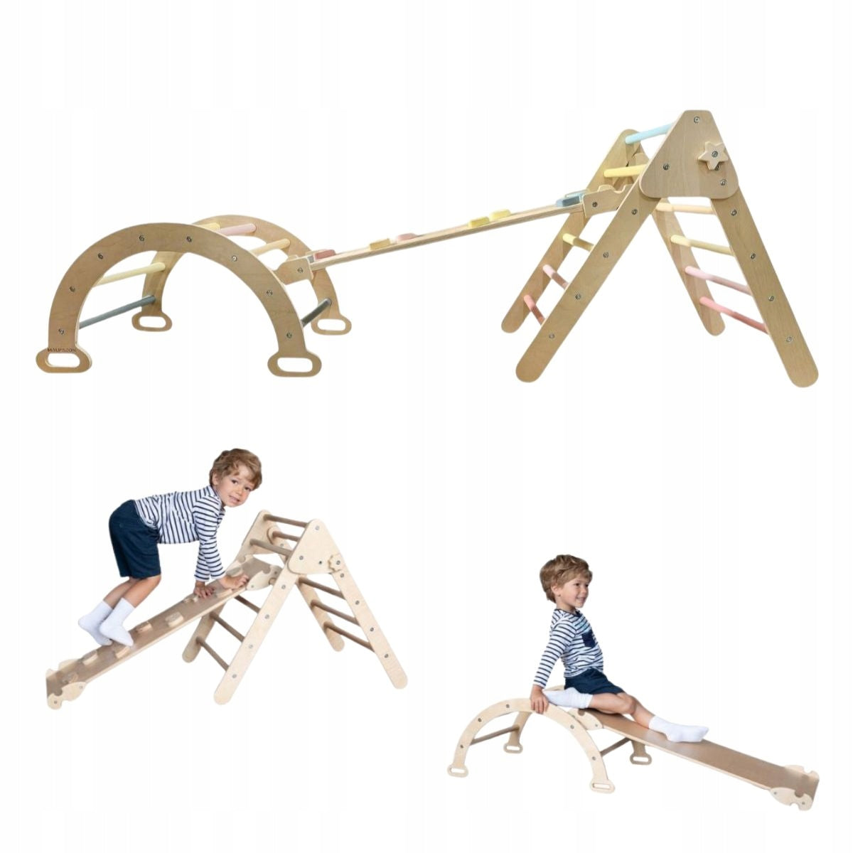 Home square toys Lama 3in1 - pastel