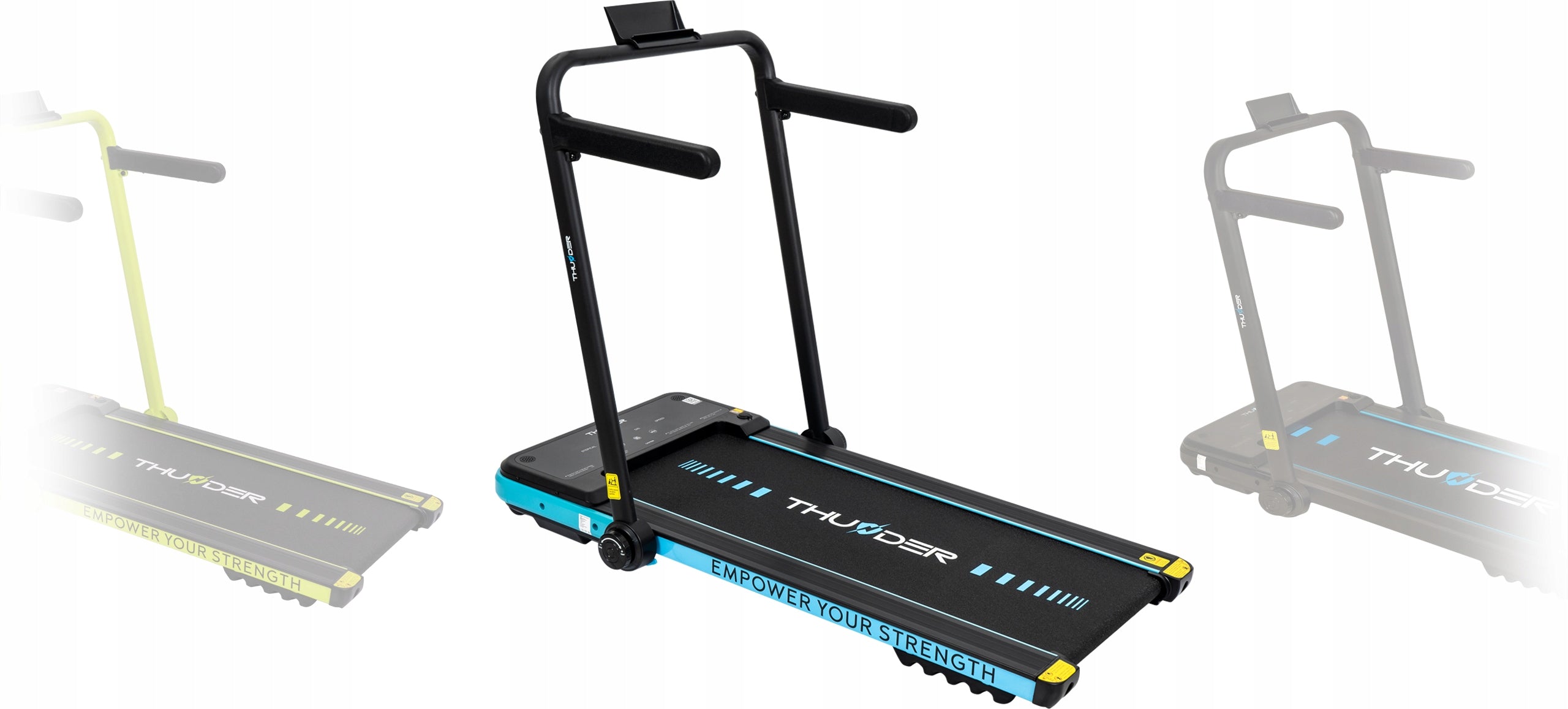 Home treadmill electric folding 12km/h under desk remote control application 130kg Measurements training duration distance speed burned calories